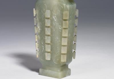 图片[2]-Jade flat vase, Qing dynasty (1644-1911)-China Archive